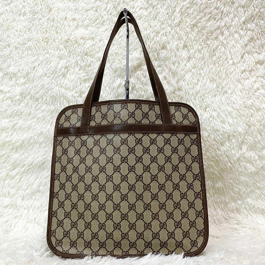 Gucci(グッチ)の希少美品　グッチ　トートバッグ　インターロッキング　GGスプリーム　レザー　A4 レディースのバッグ(トートバッグ)の商品写真