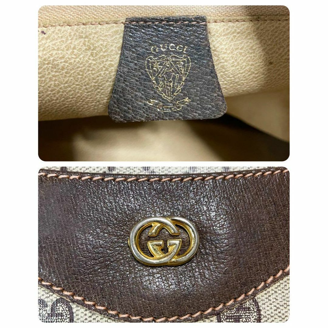 Gucci(グッチ)の希少美品　グッチ　トートバッグ　インターロッキング　GGスプリーム　レザー　A4 レディースのバッグ(トートバッグ)の商品写真