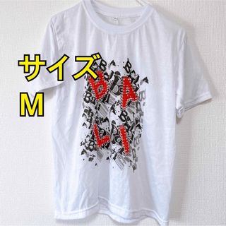 Tシャツ　トップス　カットソー　半袖Tシャツ　サイズM 白Tシャツ(Tシャツ(半袖/袖なし))