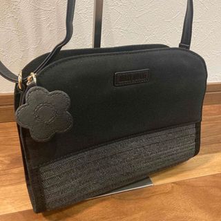 【ほぼ未使用☆】MARY QUANT マリークワント ショルダーバッグ 切替素材