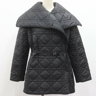 Christian Dior - ITN3HO8KFQKK 美品 ディオール カナージュ キルティング コート ビックカラー レディース ポリエステル サイズ F34