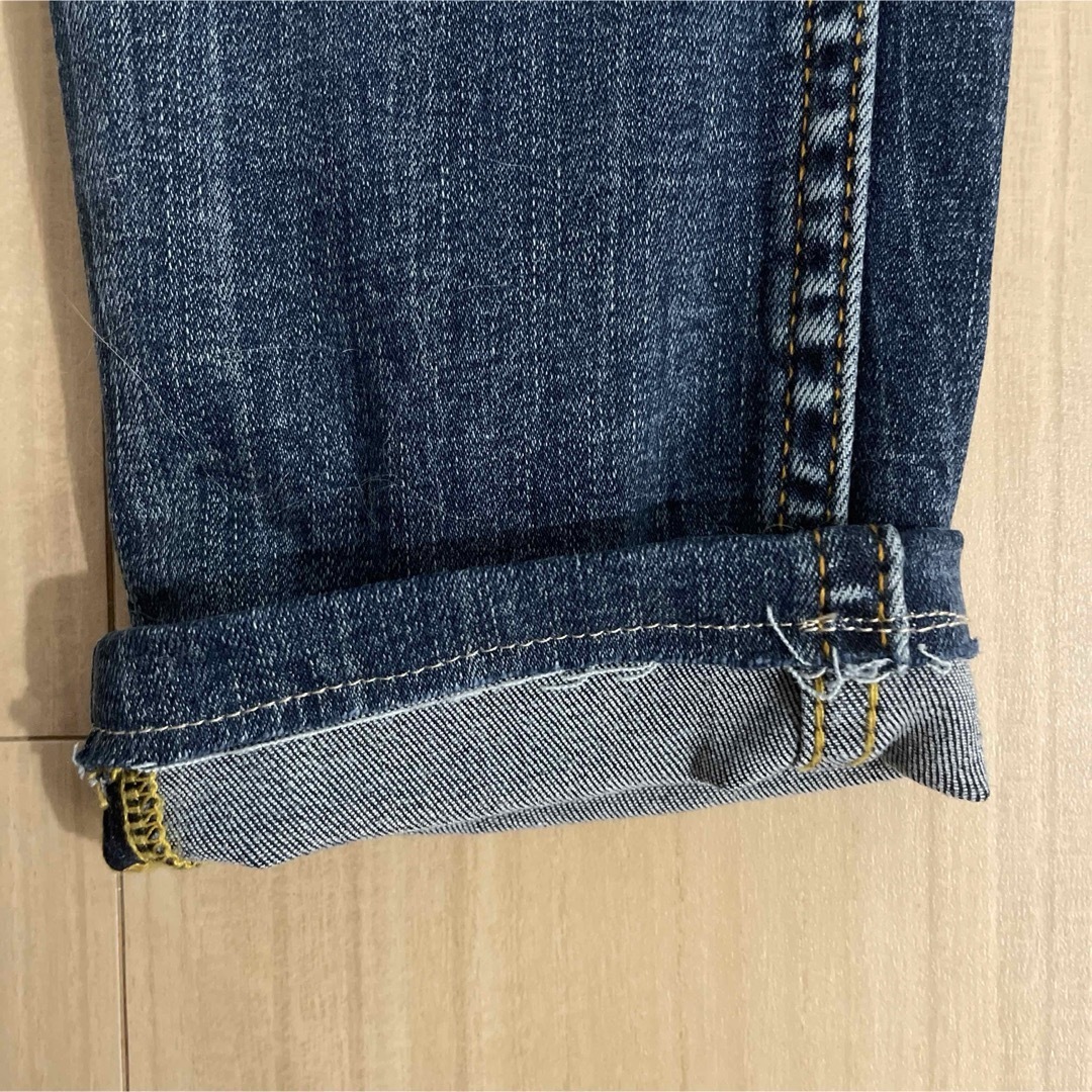 ZARA(ザラ)のZARAクラッシュ スキニーデニム 24 レディースのパンツ(デニム/ジーンズ)の商品写真