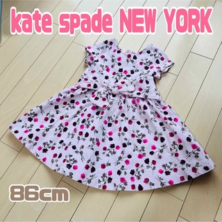 kate spade new york - ケイトスペードニューヨーク　花柄ワンピース86cm