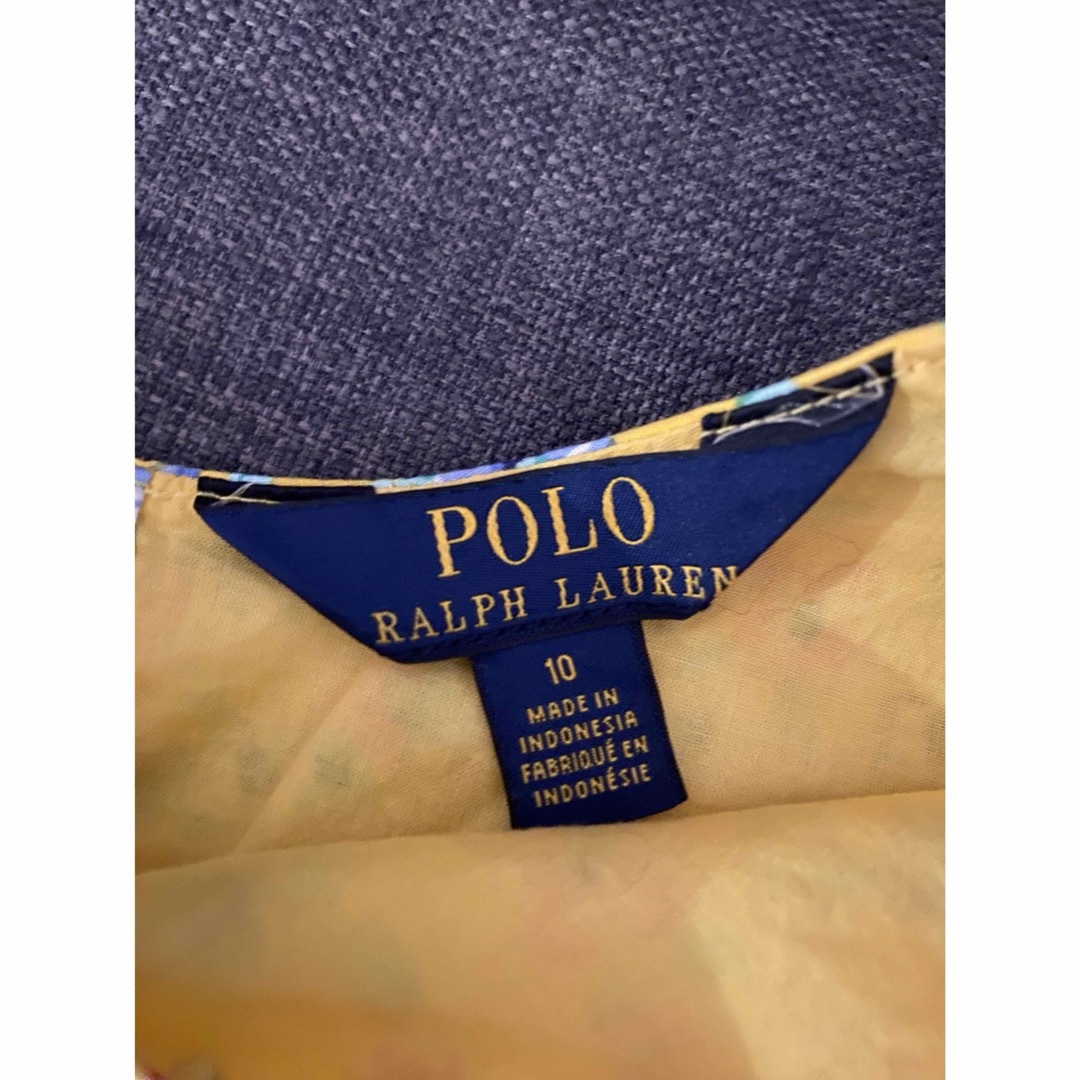 POLO RALPH LAUREN(ポロラルフローレン)の美品　POLO Ralph Lauren 花柄ワンピース キッズ/ベビー/マタニティのキッズ服女の子用(90cm~)(ワンピース)の商品写真