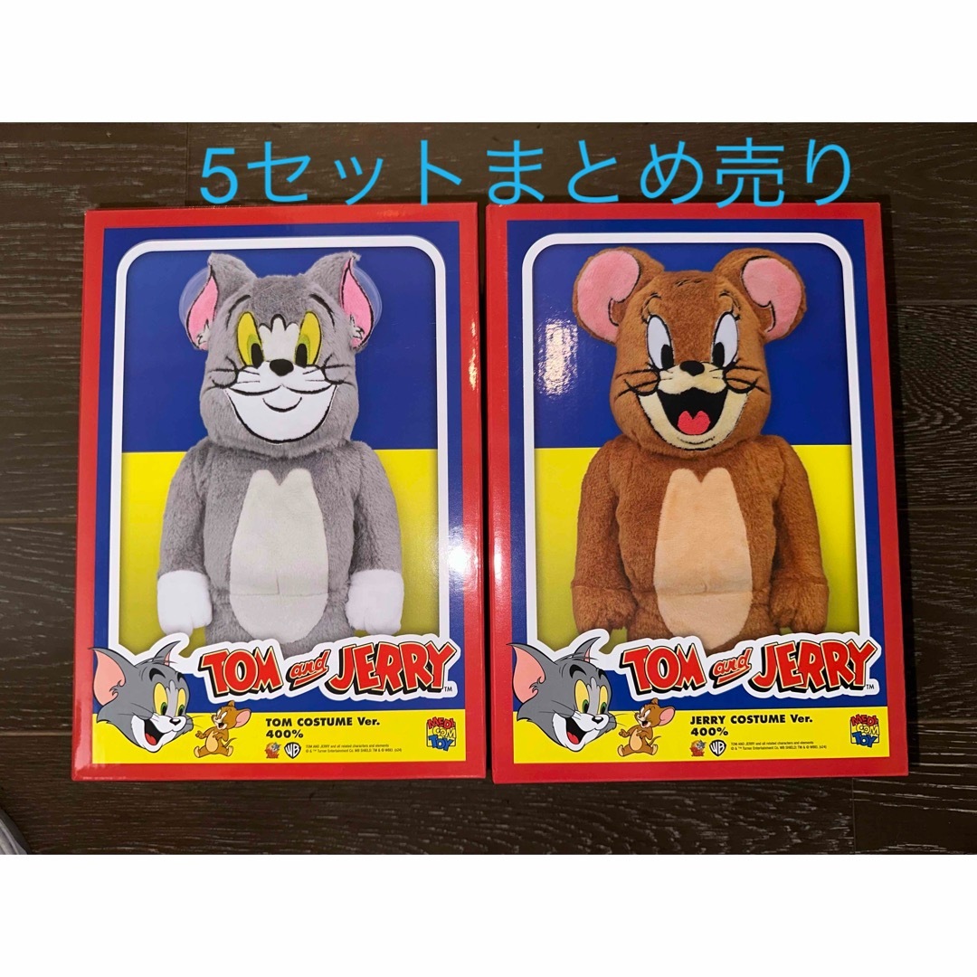 BE@RBRICK TOM AND JERRY COSTUME 400％  ハンドメイドのおもちゃ(フィギュア)の商品写真