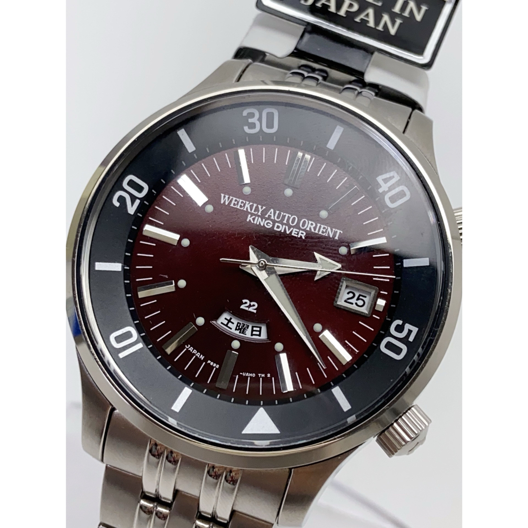 美品 オリエント F692-UAL0 キングダイバー 自動巻き 腕時計
