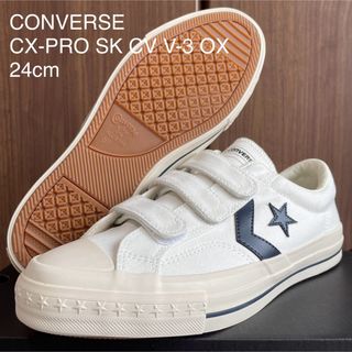 CONVERSE - CONVERSE スケートボーディング CX-PRO V-3 ベルクロ ネイビー