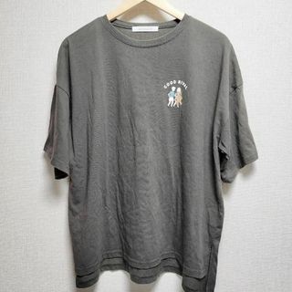 アズノウアズ(AS KNOW AS)の【as know as】アズノウアズ トップス（F）ブラック コットン プリント(Tシャツ(半袖/袖なし))