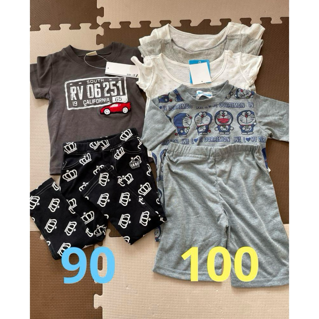 男の子　まとめ売り　90 100 キッズ/ベビー/マタニティのキッズ服男の子用(90cm~)(Tシャツ/カットソー)の商品写真