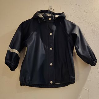 エイチアンドエム(H&M)のレインウェア104cm(ネイビー)(ジャケット/上着)