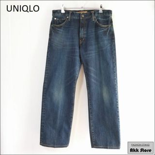 ユニクロ(UNIQLO)のUNIQLO メンズ パンツ S003 デニム イージーフィット ストレート(デニム/ジーンズ)