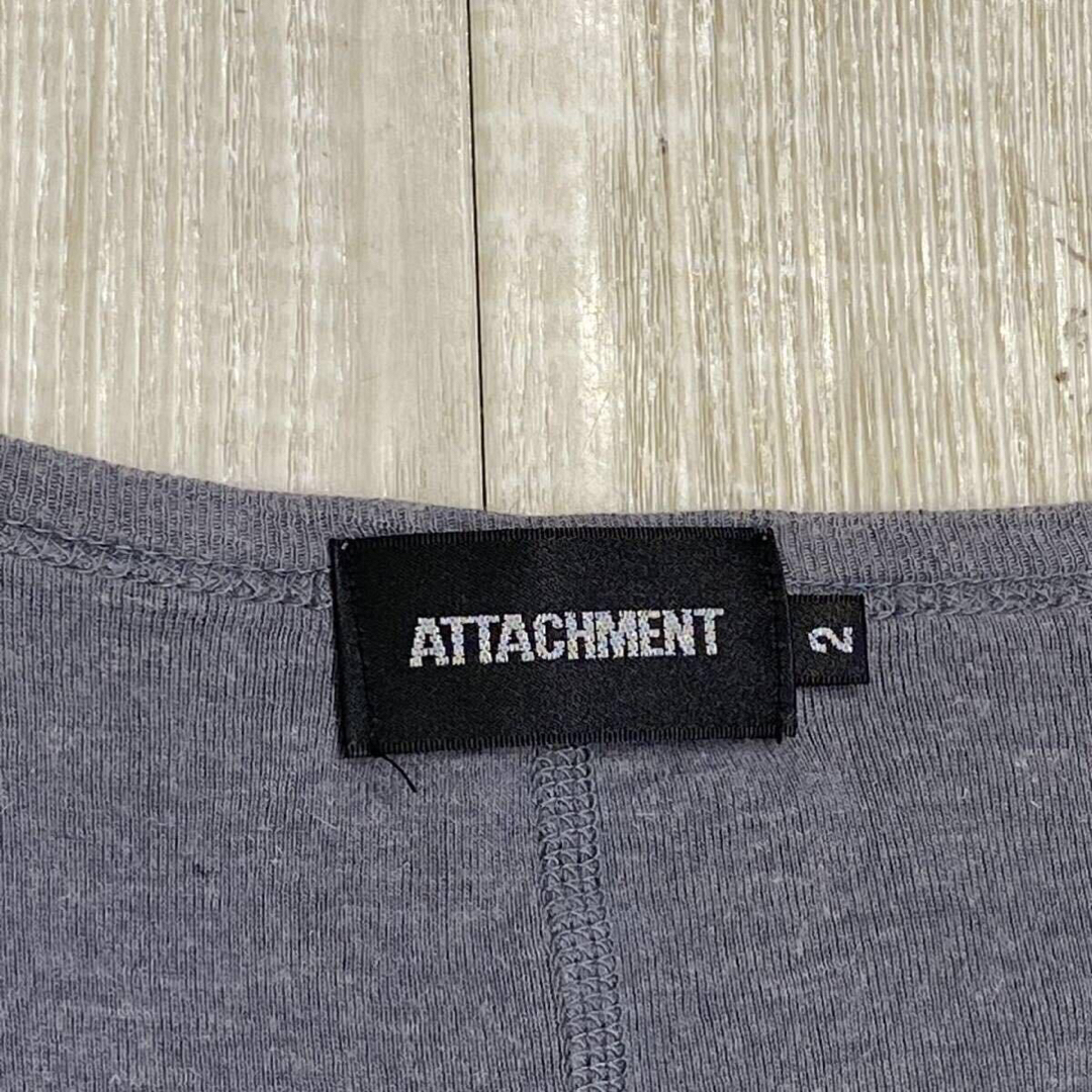 ATTACHIMENT(アタッチメント)のアタッチメント Vネック 長袖Tシャツ ロンT カットソー コットン アンゴラ メンズのトップス(Tシャツ/カットソー(七分/長袖))の商品写真