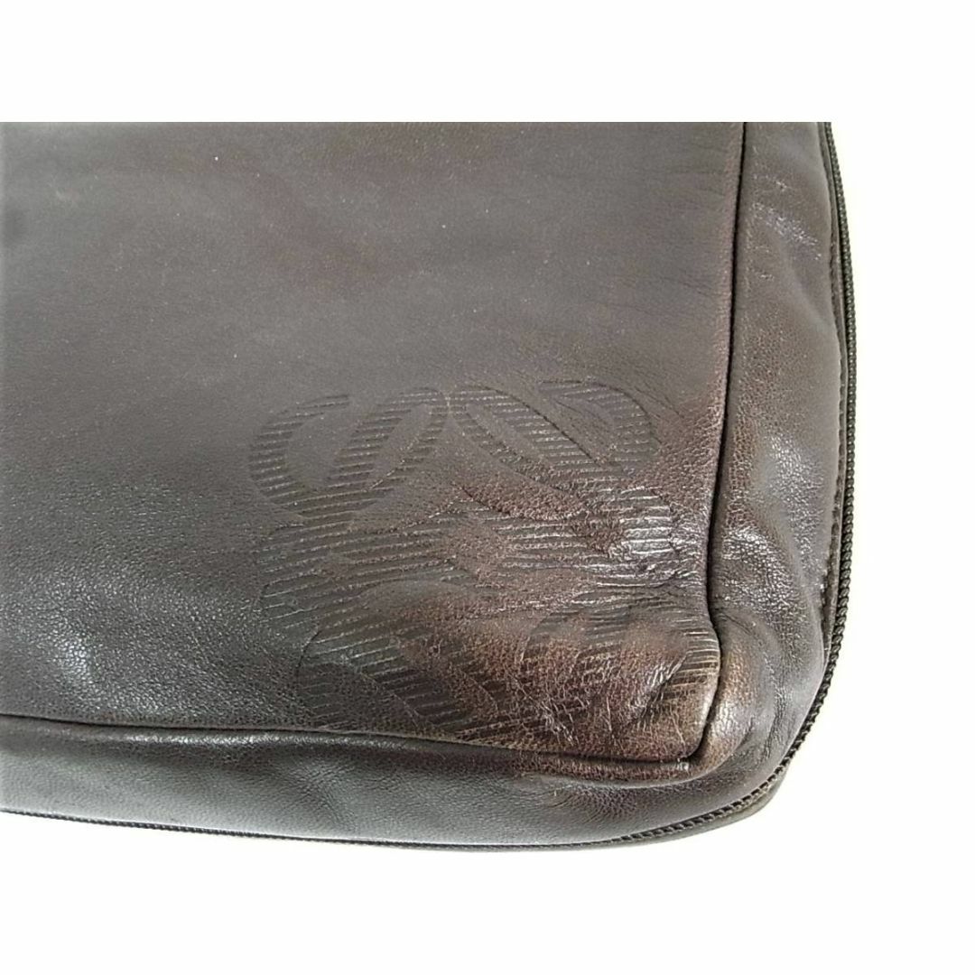 LOEWE(ロエベ)のロエベ  ナッパレザー製ショルダーバッグ ワンショルダー ダークブラウン レディースのバッグ(ショルダーバッグ)の商品写真