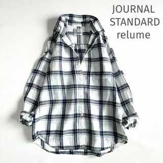 ジャーナルスタンダードレリューム(JOURNAL STANDARD relume)のJOURNALSTANDARD relume リネン チェック シャツ(シャツ/ブラウス(長袖/七分))