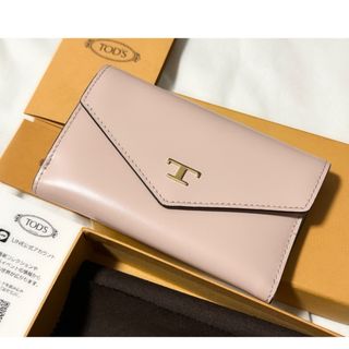 トッズ(TOD'S)の■芸能人御用達■ほぼ未使用品トッズ Tタイムレス コンパクト財布 三つ折り財布(財布)