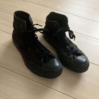 コンバース(CONVERSE)のコンバース　ハイカット　ブラック　23cm(スニーカー)