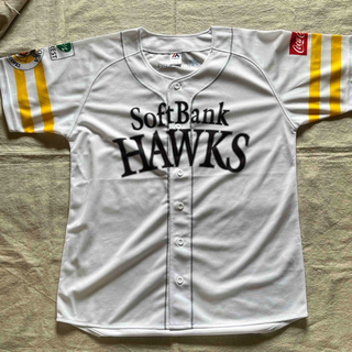 ソフトバンクホークス　白のキセキ　レプリカユニフォーム Lサイズ(Tシャツ/カットソー(半袖/袖なし))