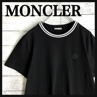 9202【即完売モデル】モンクレール☆ワンポイントロゴ定番カラーtシャツ　美品