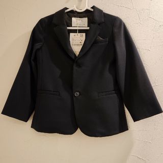 ザラキッズ(ZARA KIDS)の新品タグ付き ブレザー(ネイビー)104cm(ジャケット/上着)