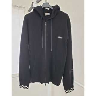 【極美品】モンクレール MONCLER ジップ　カシミヤ混　ニットパーカー　M