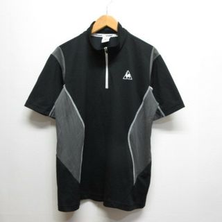 ルコックスポルティフ(le coq sportif)のルコックスポルティフ le coq sportif ゴルフ 半袖 シャツ O 黒(ウエア)