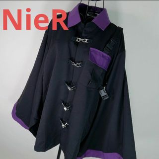 ニーアクロージング(NieR Clothing)の新品【NieR】FRONT BIT UNISEX着物袖JACKET PURPLE(その他)