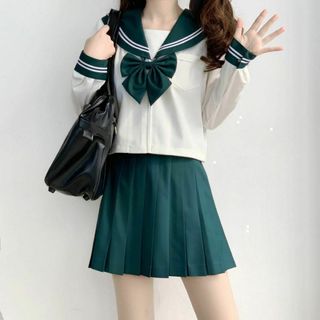 セーラー服♡レディース 人気 コスプレ♡衣装 小物 ミニスカート リアル 素材(衣装)