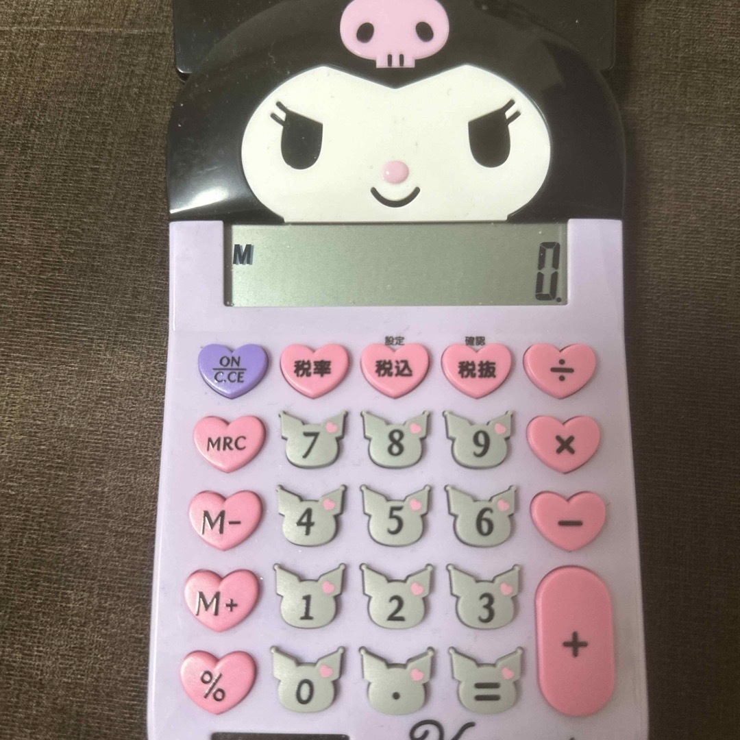 クロミ電卓m エンタメ/ホビーのおもちゃ/ぬいぐるみ(キャラクターグッズ)の商品写真