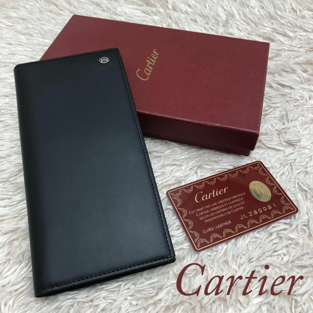 ☆極美品☆カルティエ Cartier 長財布 二つ折り パシャ レザー ブラック | フリマアプリ ラクマ