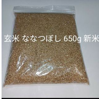 玄米 ななつぼし 650g  令和5年産　北海道米(米/穀物)