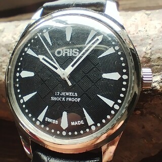 美品オリス1980年代アンティーク腕時計