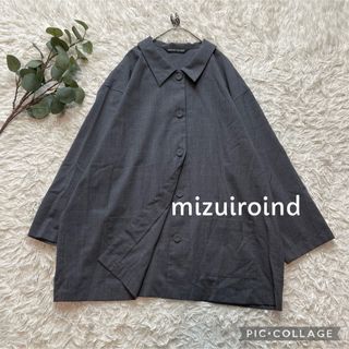 ミズイロインド(mizuiro ind)のmizuiro ind  ミズイロインド サマーウールビッグシルエットジャケット(テーラードジャケット)