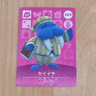 ニンテンドウ(任天堂)のどうぶつの森 amiiboカード spカード 第3弾 セイイチ 新品(その他)