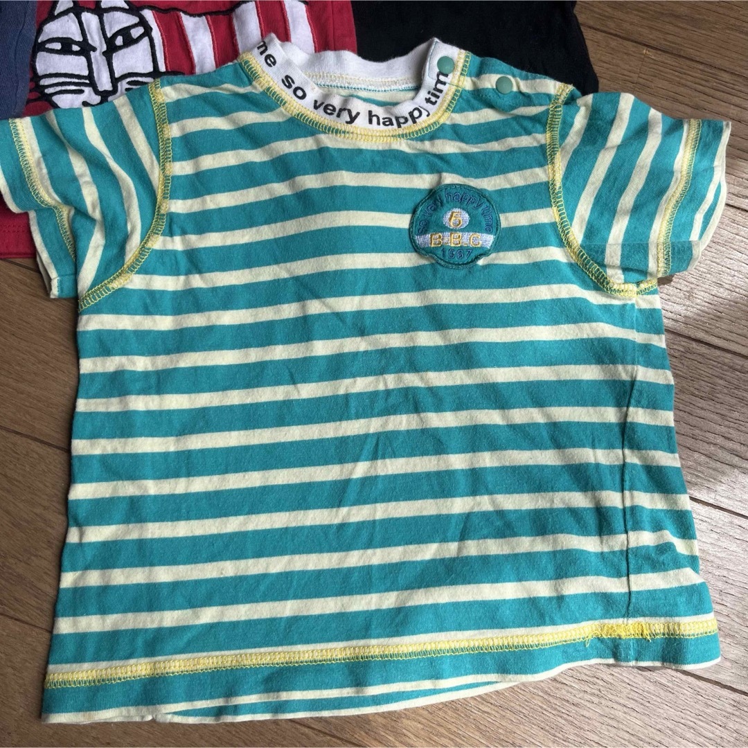 COMME CA ISM(コムサイズム)のbaiya90男の子保育園まとめ売り半袖Tシャツ春夏遊び着ベビーキッズ子供服 キッズ/ベビー/マタニティのキッズ服男の子用(90cm~)(Tシャツ/カットソー)の商品写真