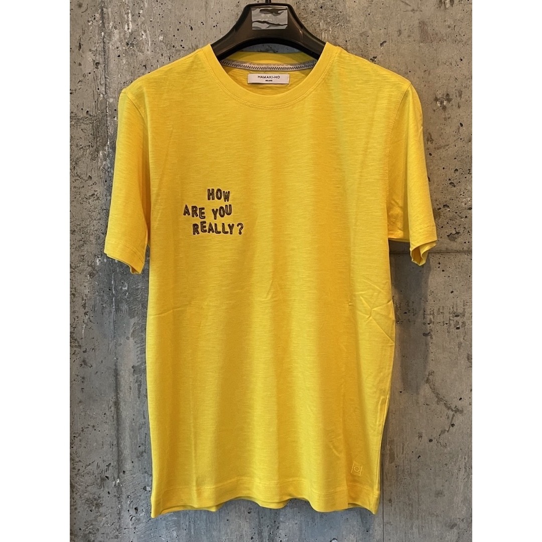 HAMAKI-HO ハマキホ Tシャツ イエロー M メンズのトップス(Tシャツ/カットソー(半袖/袖なし))の商品写真