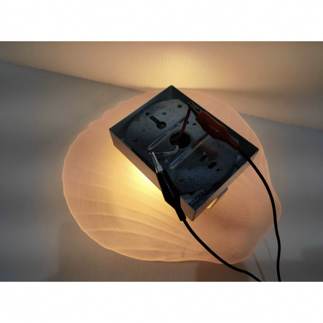 松下電工 シェル型 （貝）壁付け照明 インテリア/住まい/日用品のライト/照明/LED(その他)の商品写真