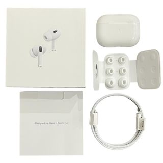 アップル(Apple)のApple Air Pods Pro 第2世代 MQD83J/A イヤホン 正規品【美品】12404R10(ヘッドフォン/イヤフォン)