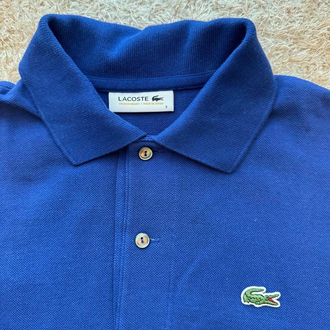 LACOSTE(ラコステ)の【美品】LACOSTE ポロシャツ サイズL ブルー Y2K メンズのトップス(ポロシャツ)の商品写真