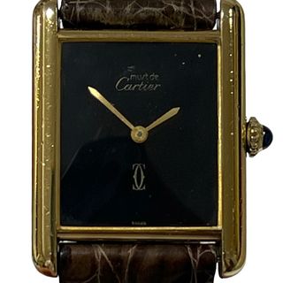 カルティエ(Cartier)のカルティエ MUST TANK LARGE VERMEIL 70’sマストタンク(腕時計(アナログ))