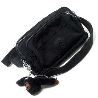 キプリング(kipling)のキプリング マルチプル 3WAY クロスボディバッグ ウエストバッグ ポーチ 黒(ボディバッグ/ウエストポーチ)