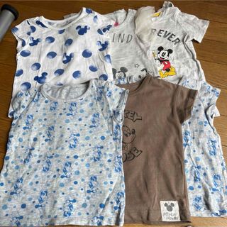 ディズニー(Disney)のbaiya80ミニーディズニー半袖Tシャツ春夏ミッキーまとめ売り保育園キッズベビ(Ｔシャツ)