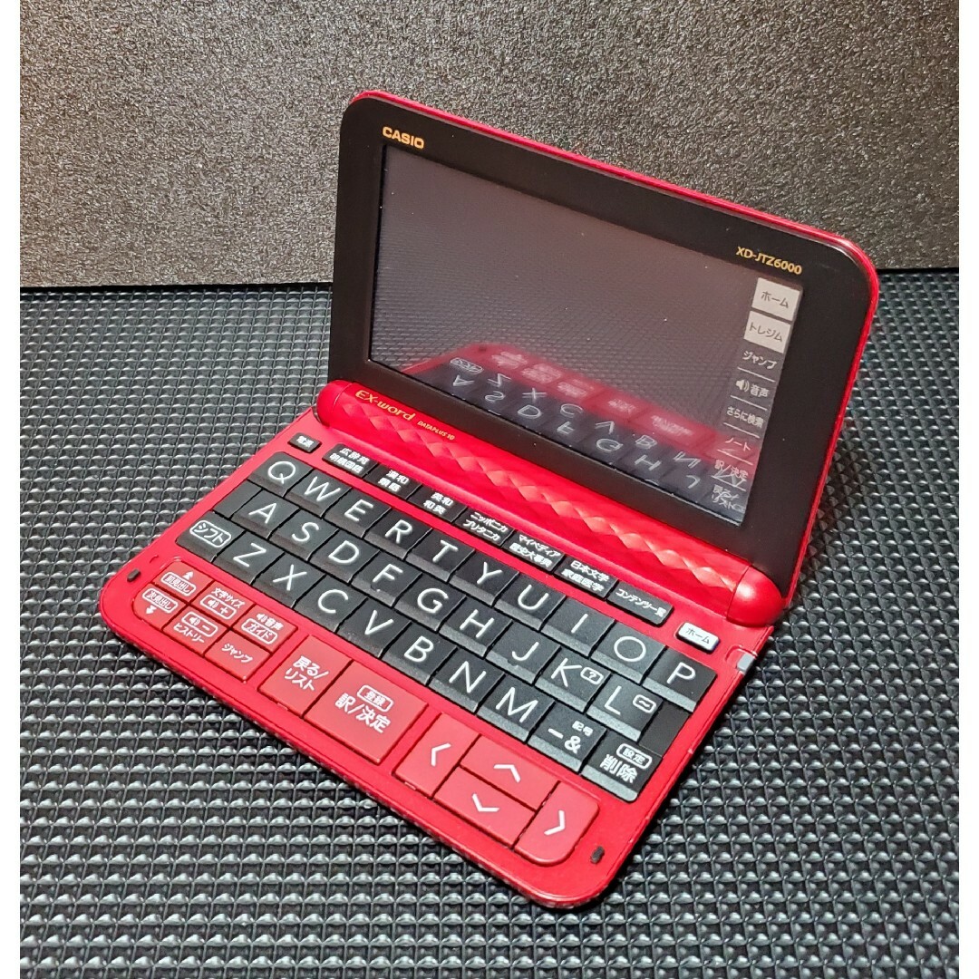 CASIO(カシオ)の美品 カシオ 電子辞書 XD-JTZ6000 生活教養モデル スマホ/家電/カメラのPC/タブレット(電子ブックリーダー)の商品写真