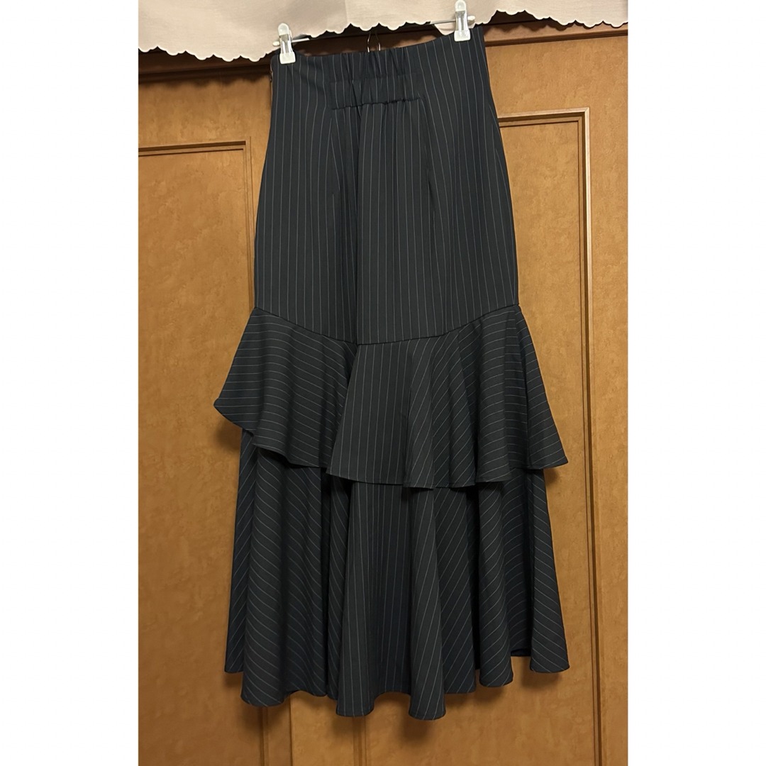 rienda(リエンダ)の新品　フリルスリットハイウエストスコートショートパンツ レディースのスカート(ロングスカート)の商品写真