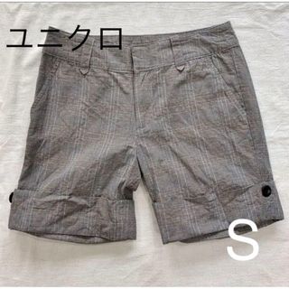 ユニクロ(UNIQLO)のユニクロ　サスペンダー付　パンツ ショートパンツ　半ズボン　ハーフパンツ　S(ショートパンツ)