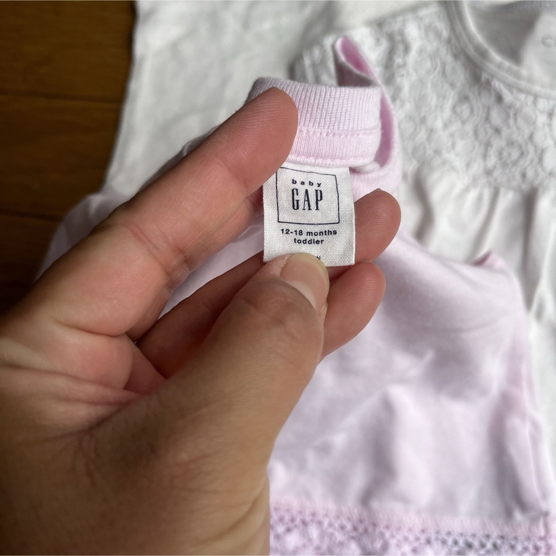 babyGAP(ベビーギャップ)のbaiyaギャップ80保育園遊び着まとめ売り春夏半袖ノンスリーブタ　女の子ベビー キッズ/ベビー/マタニティのベビー服(~85cm)(Ｔシャツ)の商品写真