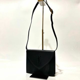 Yves Saint Laurent ショルダーバッグ　レザー　ロゴ型押し