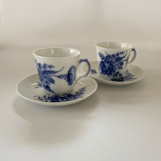 ロイヤルコペンハーゲン(ROYAL COPENHAGEN)のロイヤルコペンハーゲンブルーフラワー #1546 カップ＆ソーサー2客(食器)