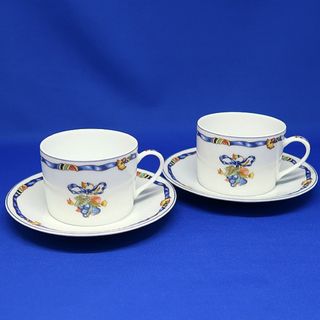 未使用 BERNARDAUD ベルナルド コーヒー カップ＆ソーサー 2客(食器)