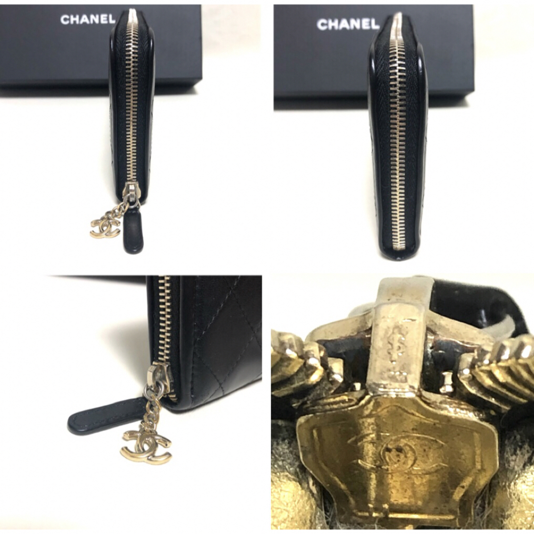 CHANEL(シャネル)のCHANEL シャネル  マトラッセ ラウンドファスナー 長財布 【Gカード有】 レディースのファッション小物(財布)の商品写真