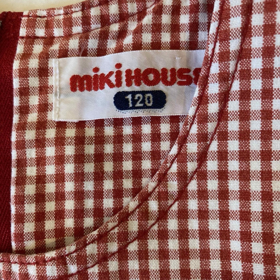 mikihouse(ミキハウス)のミキハウス　ワンピース　120 キッズ/ベビー/マタニティのキッズ服女の子用(90cm~)(ワンピース)の商品写真